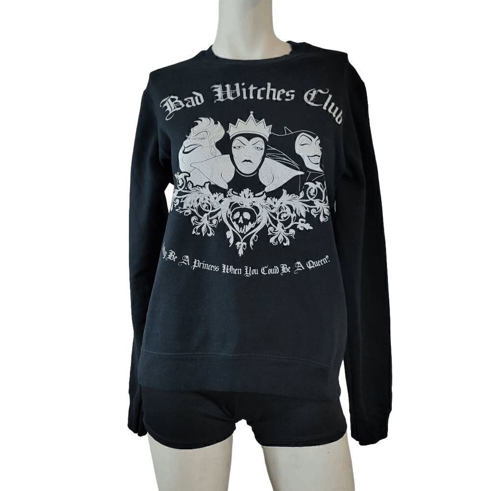 Disney bad witches club pullover sweater women's size S